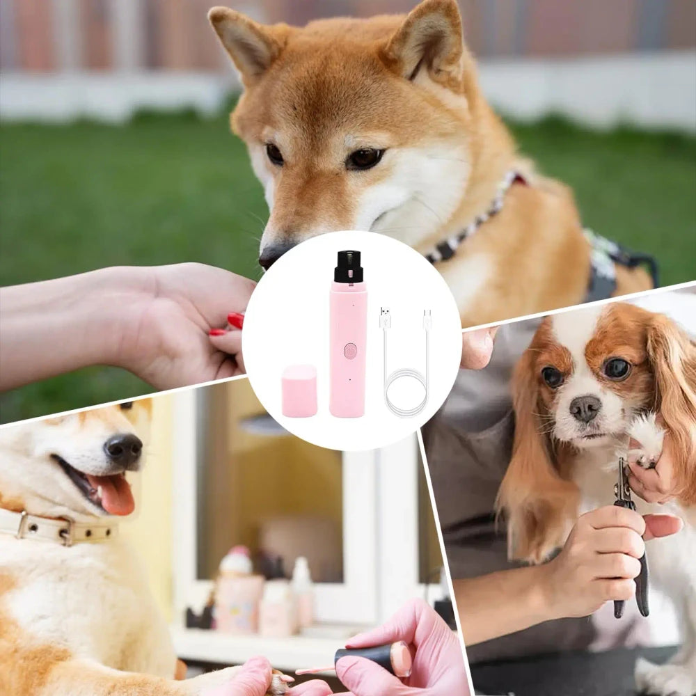 Cortauñas Eléctrico Silencioso para Perros